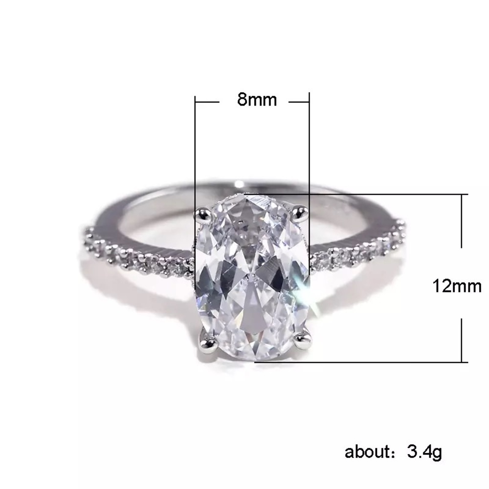 NEW!! 💎 Women’s Luxury Cubic Zirconia Ring - Picture 10 of 10